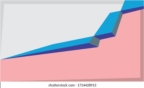The background of the presentation with the main color is easy red and the pattern is blue.  suitable for opening pages