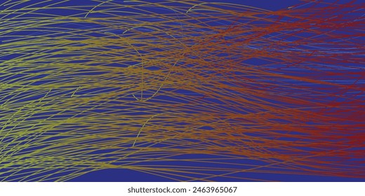 Background for a presentation on big data. Lots of dots and fibers on a blue background. Copy space