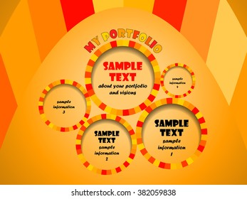 Background for presentation or portfolio 