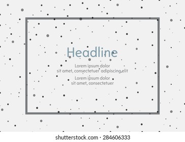 Background for presentation slides with dots. Vector illustration.