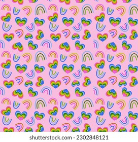 Antecedentes del mes del orgullo. Fondo del arcoiris para papel pintado. Obra de arte para el fondo. 