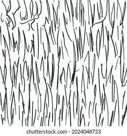 The background print consists of many vertical stripes imitating grass.