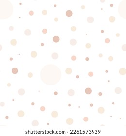 background print in the form of multi-colored circles of delicate color