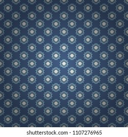 Background for printing brochure, poster, textile design, fabric, card. Vector seamless creative pattern with hand draw geometric composition in modern abstract style in purple, gray and blue colors.