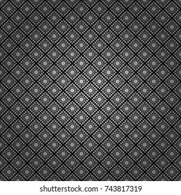 Background for printing brochure, poster, textile design, fabric, card. Vector seamless creative pattern with hand draw geometric composition in modern abstract style in gray, black and white colors.