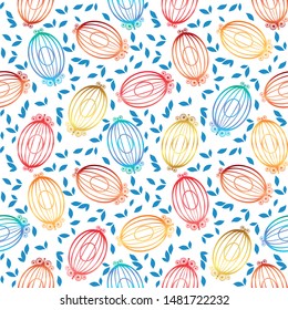 Background for printing on textiles. Floral pattern. Fashionable image drawing.
