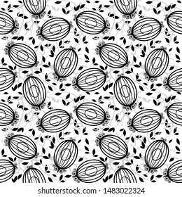Background for printing on textiles. Floral pattern. Fashionable image drawing.