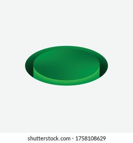 Background for Product display, Green circle block for design banner.