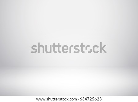 Background for product display. Vector clean white scene floor mock up. Empty studio photo shoot room background for your advertising design.