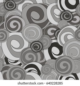 Background. Psychedelic background. Abstraction. Illustration. Black and white. Sketch