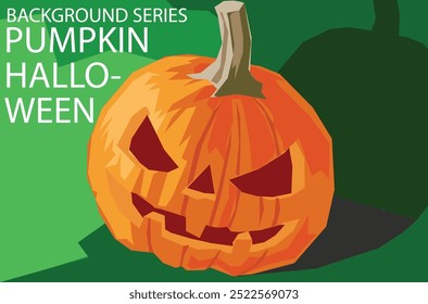 Fondo Calabaza Halloween en abstracto
