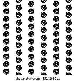 Background with pumpkins for decoration Halloween holiday cards. Vector illustration with wild flying creatures.
