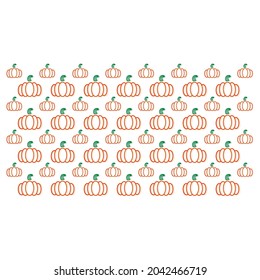 Background of pumpkins. Halloween background. Background vector illustration.