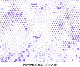 Background with purple and blue grunge circles and spots. Vector background