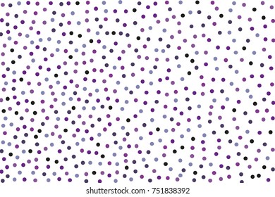 Background with Purple glitter, confetti. Randomly, chaotic polka dots, circles, round small-scale Festive design. Bright festival pattern for party invites, wedding, cards, phone Wallpapers Vector