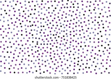 Background with Purple glitter, confetti. Randomly, chaotic polka dots, circles, round small-scale Festive design. Bright festival pattern for party invites, wedding, cards, phone Wallpapers Vector