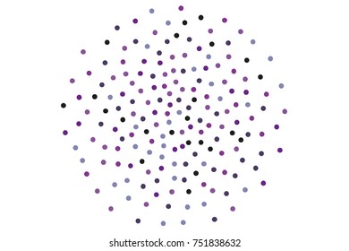 Background with Purple glitter, confetti. Randomly, chaotic polka dots, circles, round small-scale Festive design. Bright festival pattern for party invites, wedding, cards, phone Wallpapers Vector