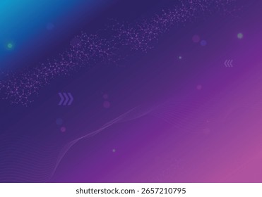 Fondo púrpura. Medicina y tecnología. Digital, gradiente.