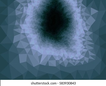 Background of purple polygon turns into dark green and black