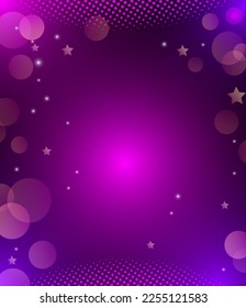 Background purple. Template for design and decoration. Vector illustration.