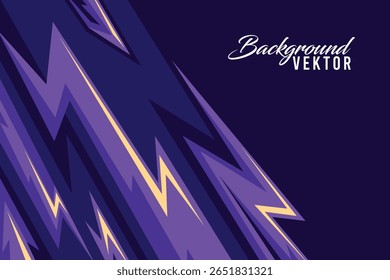arrière-plan violet tonnerre vektor premium eps