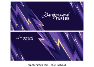 arrière-plan violet tonnerre vektor premium eps