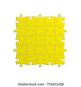 Background puzzle pattern. Simple many piece puzzle wallpaper template. banner presentation picture.