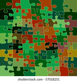 Background with puzzle pieces