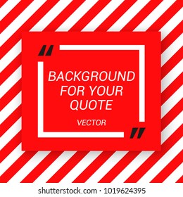 Background for quote. Vector illustration