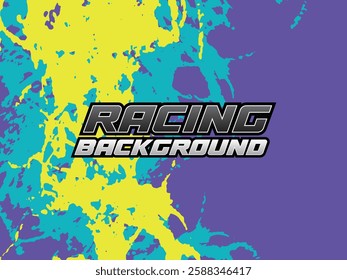 Background Racing Abstract geometric background for sports, t-shirt, racing car livery