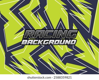 Background Racing Abstract geometric background for sports, t-shirt, racing car livery