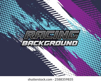 Background Racing Abstract geometric background for sports, t-shirt, racing car livery
