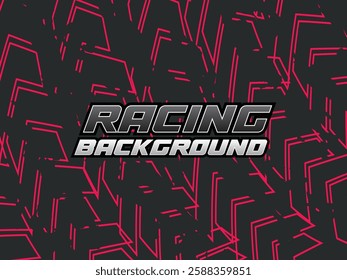 Background Racing Abstract geometric background for sports, t-shirt, racing car livery