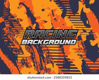 Background Racing Abstract geometric background for sports, t-shirt, racing car livery