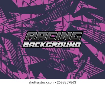 Background Racing Abstract geometric background for sports, t-shirt, racing car livery
