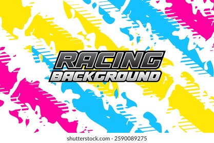 Background Racing Abstract geometric background for sports, t-shirt, racing car livery