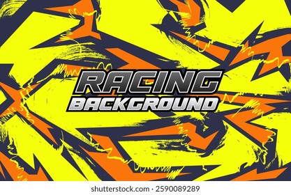 Background Racing Abstract geometric background for sports, t-shirt, racing car livery