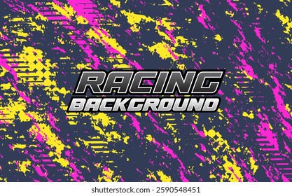 Background Racing Abstract geometric background for sports, t-shirt, racing car livery