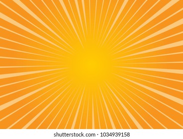 Background of radial lines for comic books. Manga speed frame, superhero action, explosion background. Black and white vector illustration