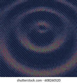 Background with radial ripples