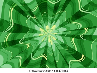 background radiation undulate Green
