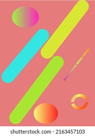 Fondo con el logo color arcoiris 