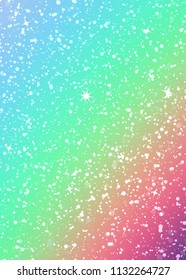 background with rainbow and stars