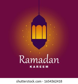 background of the ramadan kareem season with lantern lamps