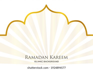 Background Ramadan Kareem Vector, Golden color style luxury design, Islamic ornamental and background for month ramadan design card background. Perfect for post social media about ramadan kareem.