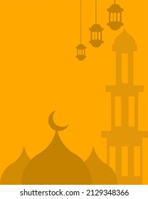a background with a ramadan theme. suitable for greeting card background on social media. made in a 4:5 ratio.