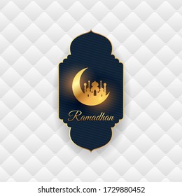 The background of Ramadhan Kareem in a luxurious style of gold and Tosca colors.Month of fasting for Muslims