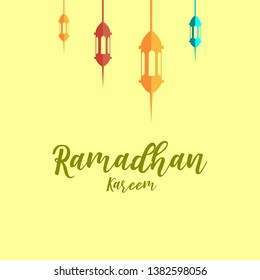 Background for ramadhan kareem, month full of blessings
