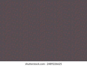 Hintergrund von zufälligen rosa kurzen geraden Linien auf braunem Hintergrund