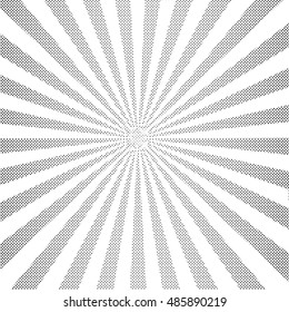 background with rays, halftone effect, manga, comic style